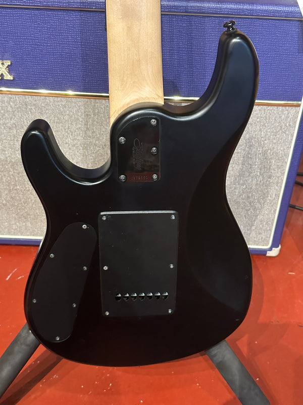 Sterling JP 70 Flat Black 7 String Guitar w/ Case #943