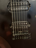 Sterling JP 70 Flat Black 7 String Guitar w/ Case #943