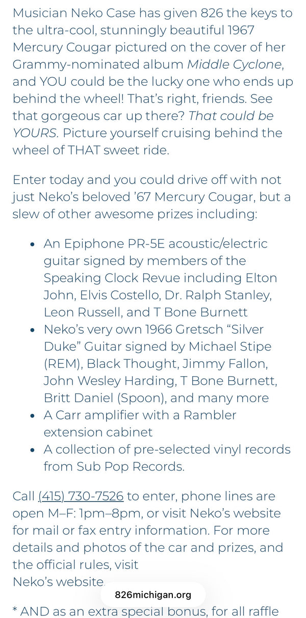 1966 Gretsch silver duke - white/silver owned by Neko Case/ Celebrity signed raffle guitar! GB#859