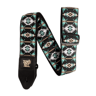 ERNIE BALL Classic Jacquard Guitar Strap/Bass Strap - Southwestern Turquoise