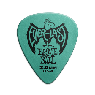 Everlast Picks - 2.0mm Teal - 12 Pack