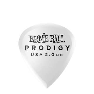 Prodigy Guitar Picks - Mini 2.0mm White - 6 Pack