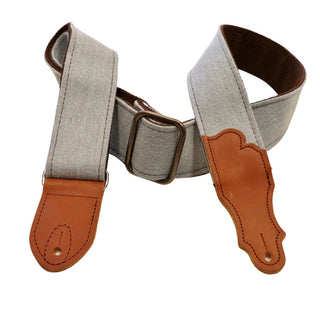Franklin 2" Denim Blue / Cognac Guitar Strap