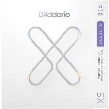 D'Addario 11-52 Custom Light Coated Acoustic Guitar Strings XSAPB1152