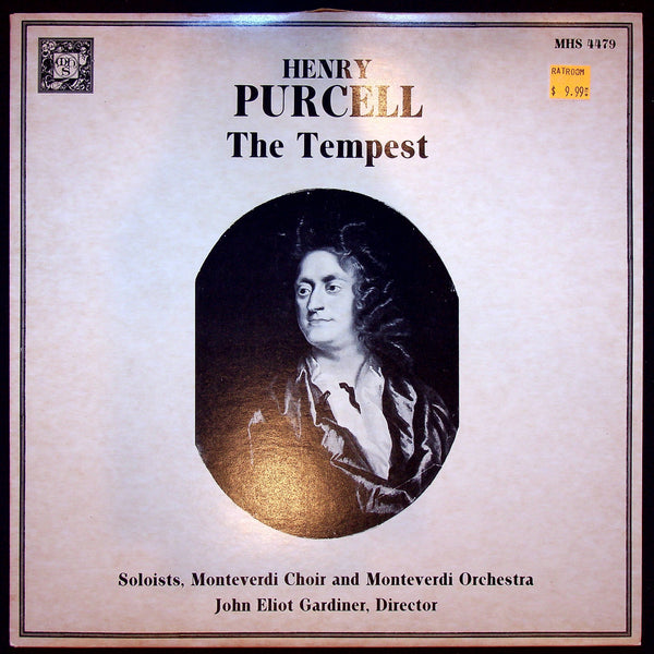Used Vinyl-Henry Purcell/John Eliot Gardiner, Monteverdi Choir* & Monteverdi Orchestra-The Tempest-LP
