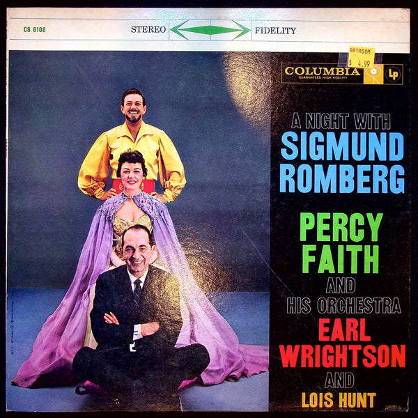 Used Vinyl-Percy Faith And His Orchestra, Earl Wrightson And Lois Hunt-A Night With Sigmund Romberg-LP