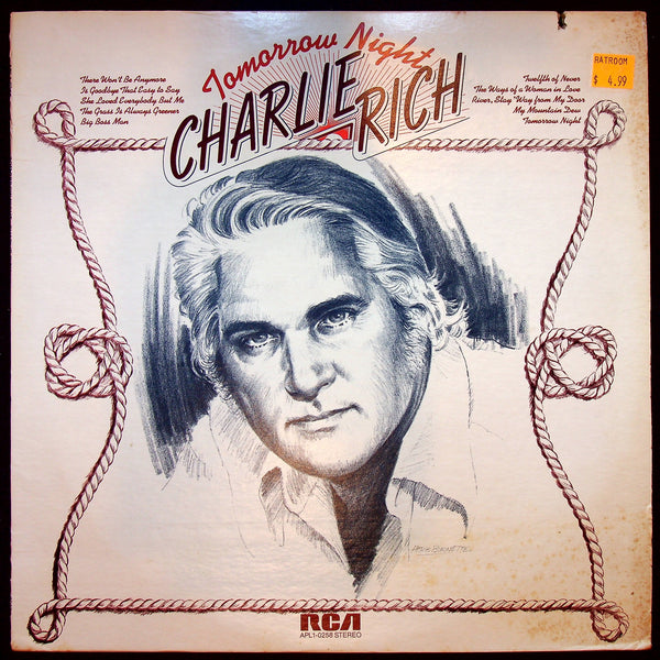 Used Vinyl-Charlie Rich-Tomorrow Night-LP