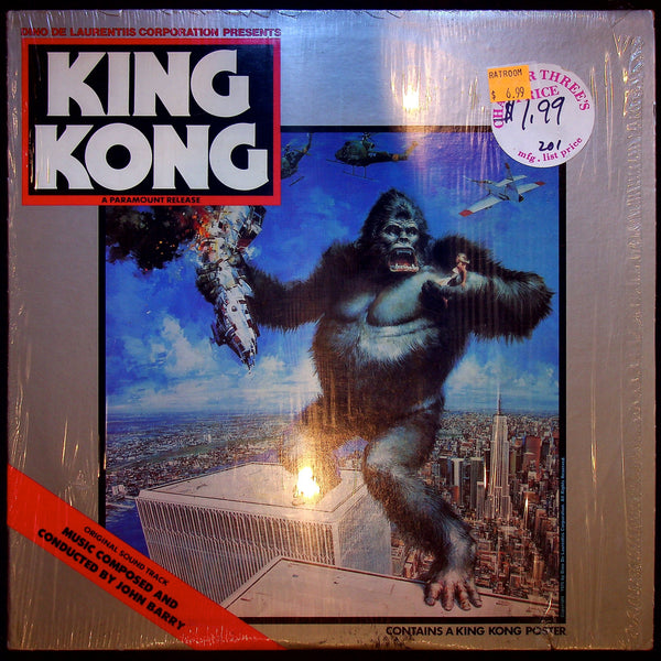 Used Vinyl-John Barry-King Kong (Original Sound Track)-LP