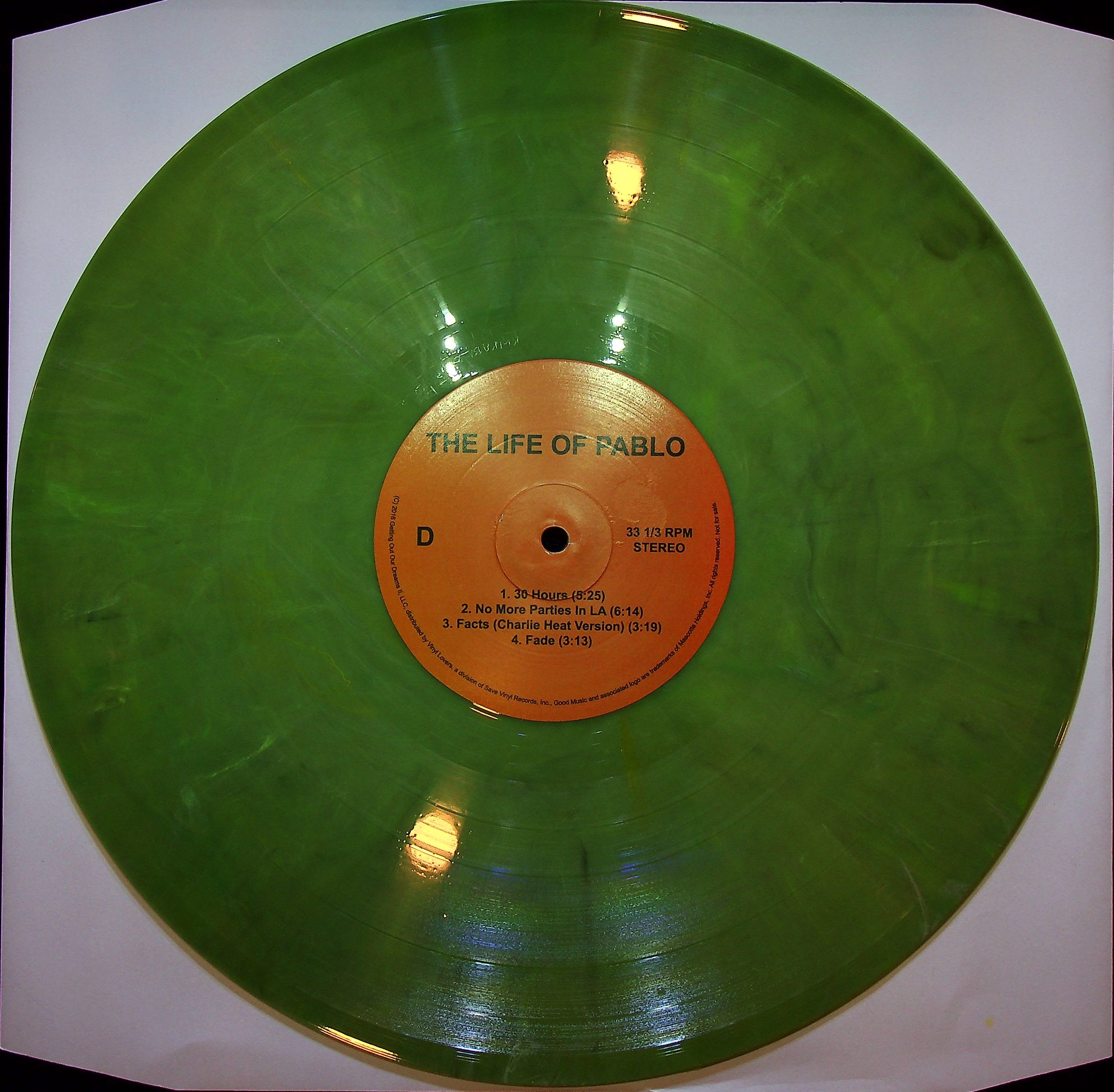 LPThe Life Of PabloKanye West Big House Guitars