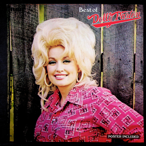 LP-Dolly Parton-Best Of-1975-Repress with poster