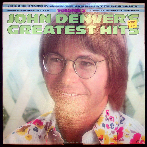 Used Vinyl-John Denver-John Denver's Greatest Hits, Volume 2-LP