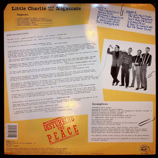 Used Vinyl-Little Charlie And The Nightcats-Disturbing The Peace-LP