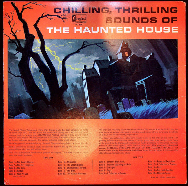 Used Vinyl-No Artist-Chilling, Thrilling Sounds Of The Haunted House-LP