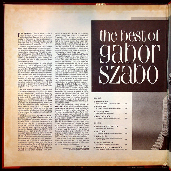 Used Vinyl-Gabor Szabo-The Best Of Gabor Szabo-LP