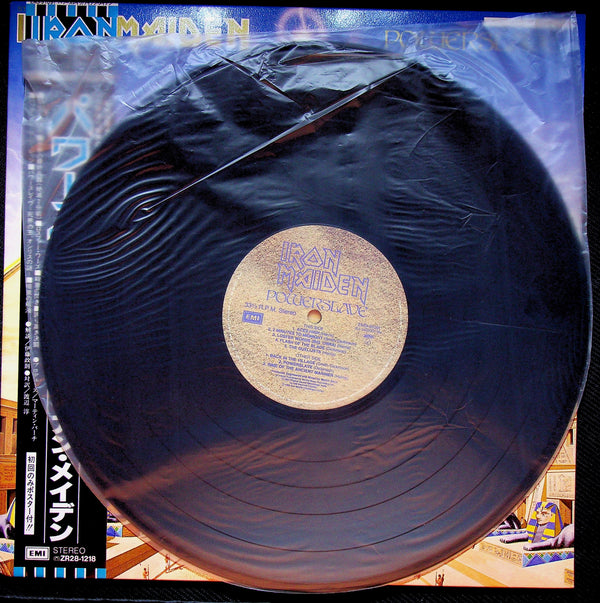 LP- Iron Maiden - Powerslave - 1984 -Japan w OBI