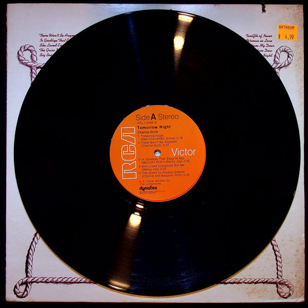 Used Vinyl-Charlie Rich-Tomorrow Night-LP