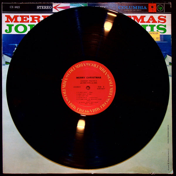 Used Vinyl-Johnny Mathis-Merry Christmas-LP