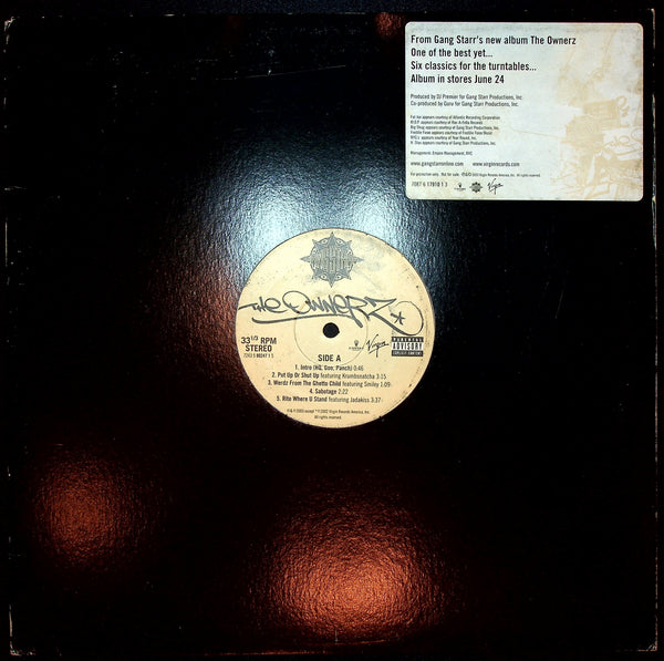 LP-Gang Starr-The Ownerz