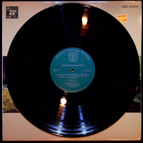 Used Vinyl-Johannes Brahms/Slovak Philharmonic Orchestra-Complete Symphonies Volume II-LP