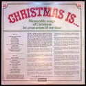 Used Vinyl-Various-Christmas Is... (Memorable Songs Of Christmas By Great Artists Of Our Time)-LP