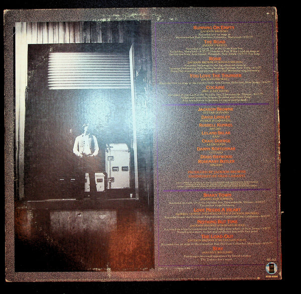 LP-Jackson Browne-Running On Empty