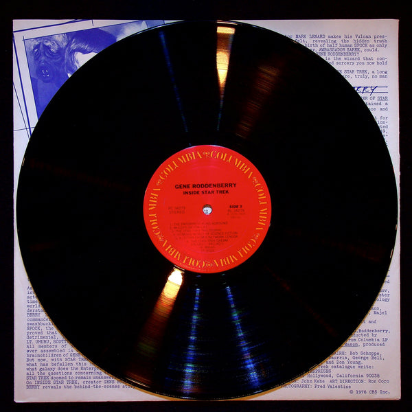 Used Vinyl-Gene Roddenberry-Inside Star Trek-LP