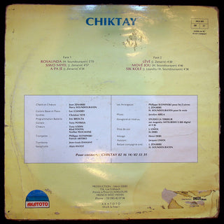 Used Vinyl-Chiktay-Douceur Des Iles-LP