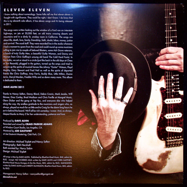 *SIGNED*LP-Dave Alvin-Eleven Eleven