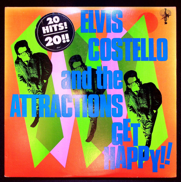 LP-Elvis Costello and The Attractions-Get Happy!!