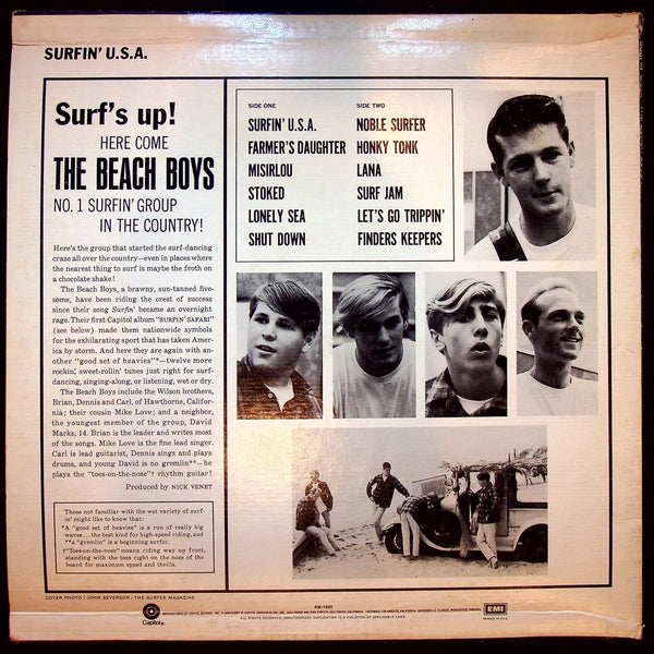 Used Vinyl-The Beach Boys-Surfin' USA-LP