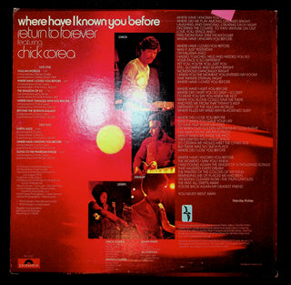 LP-Return to Forever - Where Have I Known You Before Ft. Chick Corea