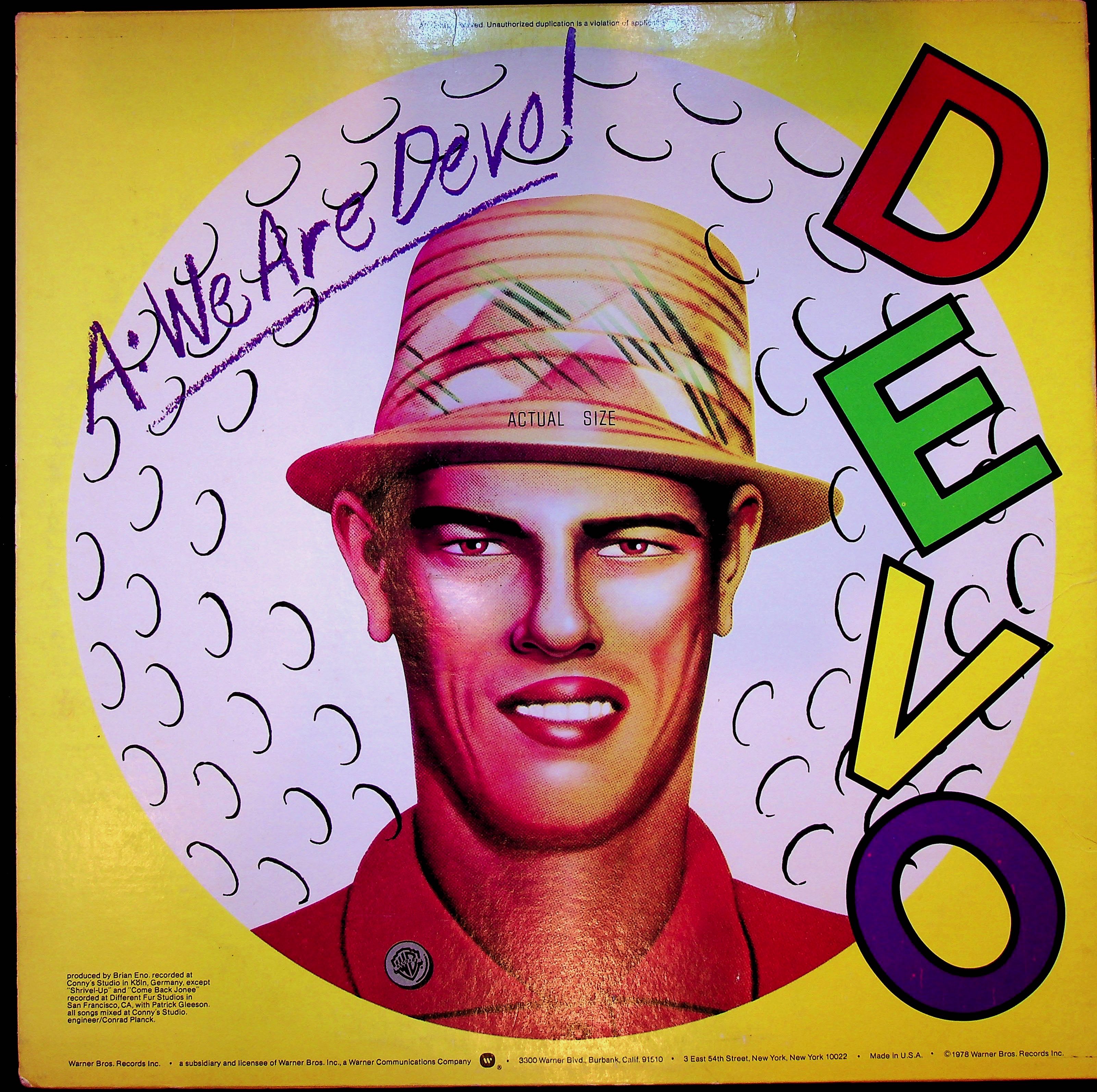 LP-Devo-Q: Are We Not Men A: We Are Devo! | Big House Guitars