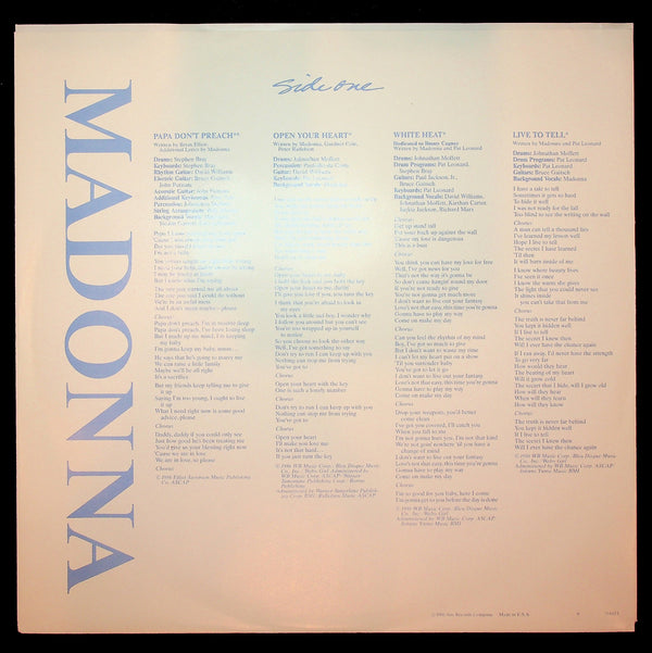 LP-Madonna-True Blue