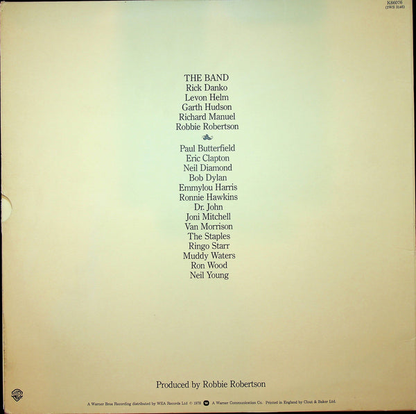 LP-The Band-The Last Waltz