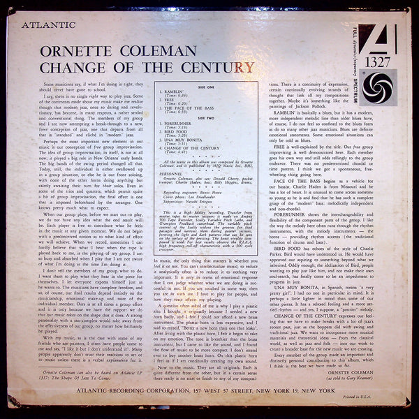 LP-Ornette Coleman-Change Of The Century