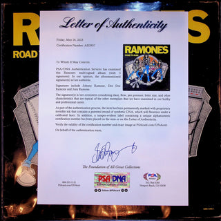 **AUTOGRAPHED** The Ramones-LP-The Ramones-Road To Ruin