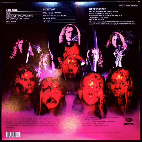 COLORED VINYL-LP-Deep Purple-Burn