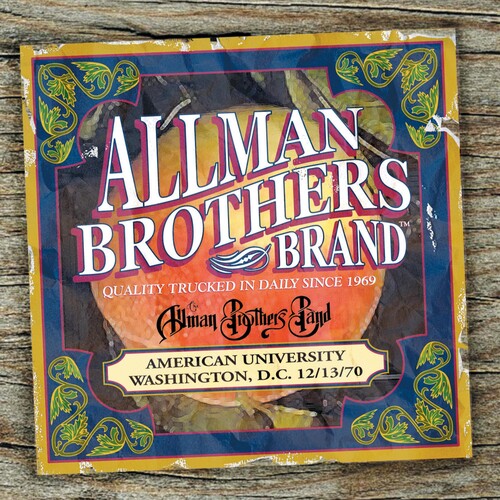 The Allman Brothers Band - American University Washington D.C.12-13-70 LP NEW