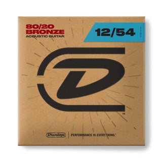 Dunlop - 80/20 BRONZE ACOUSTIC GUITAR STRINGS 12-54