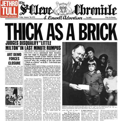 Jethro Tull - Thick As A Brick (50th Anniversary Edition) LP NEW