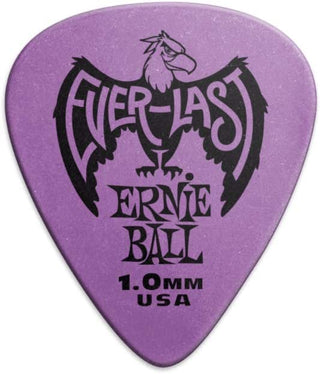 Ernie Ball - Everlast Guitar Picks, Purple 1.0mm, 12-pack