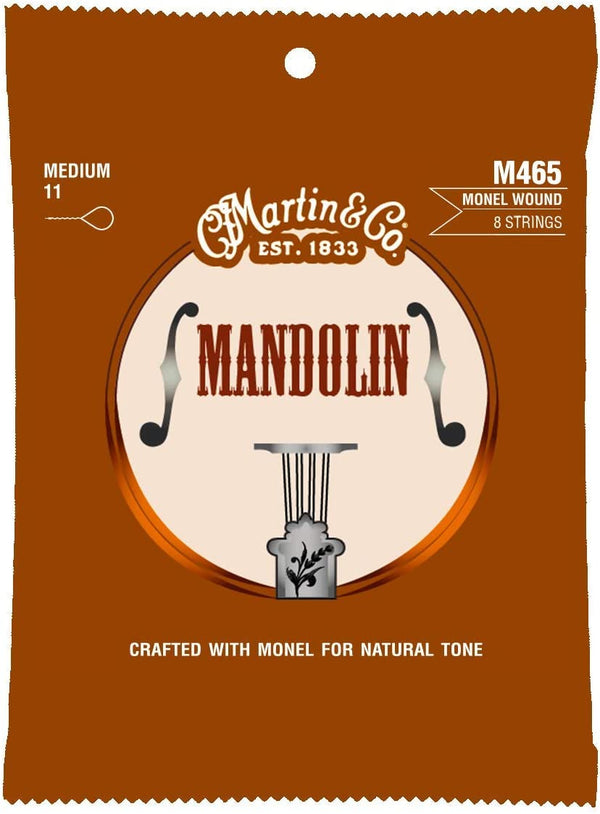 Martin Mandolin M465 Monel Wound 8 Strings Medium 11