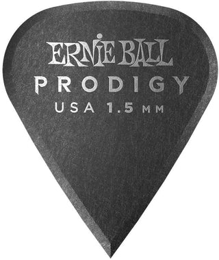 Ernie Ball - Prodigy Guitar Picks, Sharp, Black 1.5mm, 6-pack