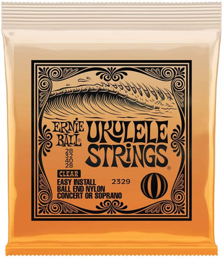Ernie Ball - Ukulele Ball End Nylon Strings, Clear (P02329)