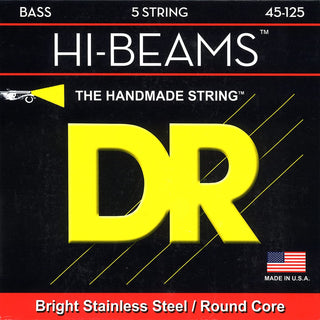DR Strings Hi-Beam - Stainless Steel Round Core Medium 5 String 45-125
