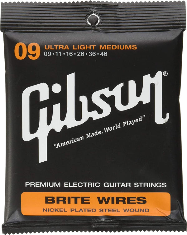 Gibson - Brite Wires Ultra Light Medium Custom Electric Guitar Strings