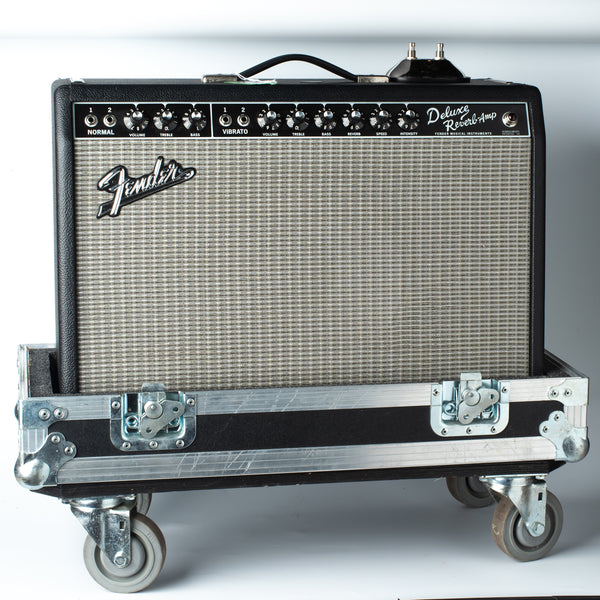 Fender Black Panel Deluxe Reverb '65 Reissue w/ Road Case