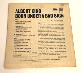 Albert King - Born Under A Bad Sign LP (Vintage 1967) *G* USED