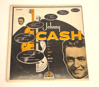 Johnny Cash - With His Hot And Blue Guitar LP (Vintage 1957) *G* USED