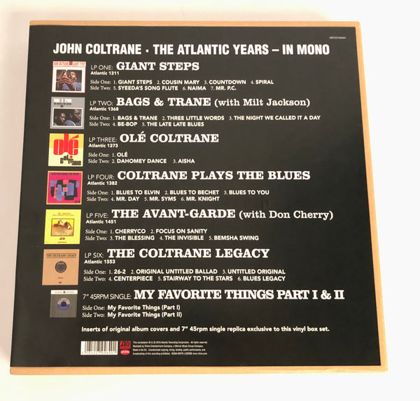 John Coltrane - John Coltrane Mono LP Box Set *VG* USED